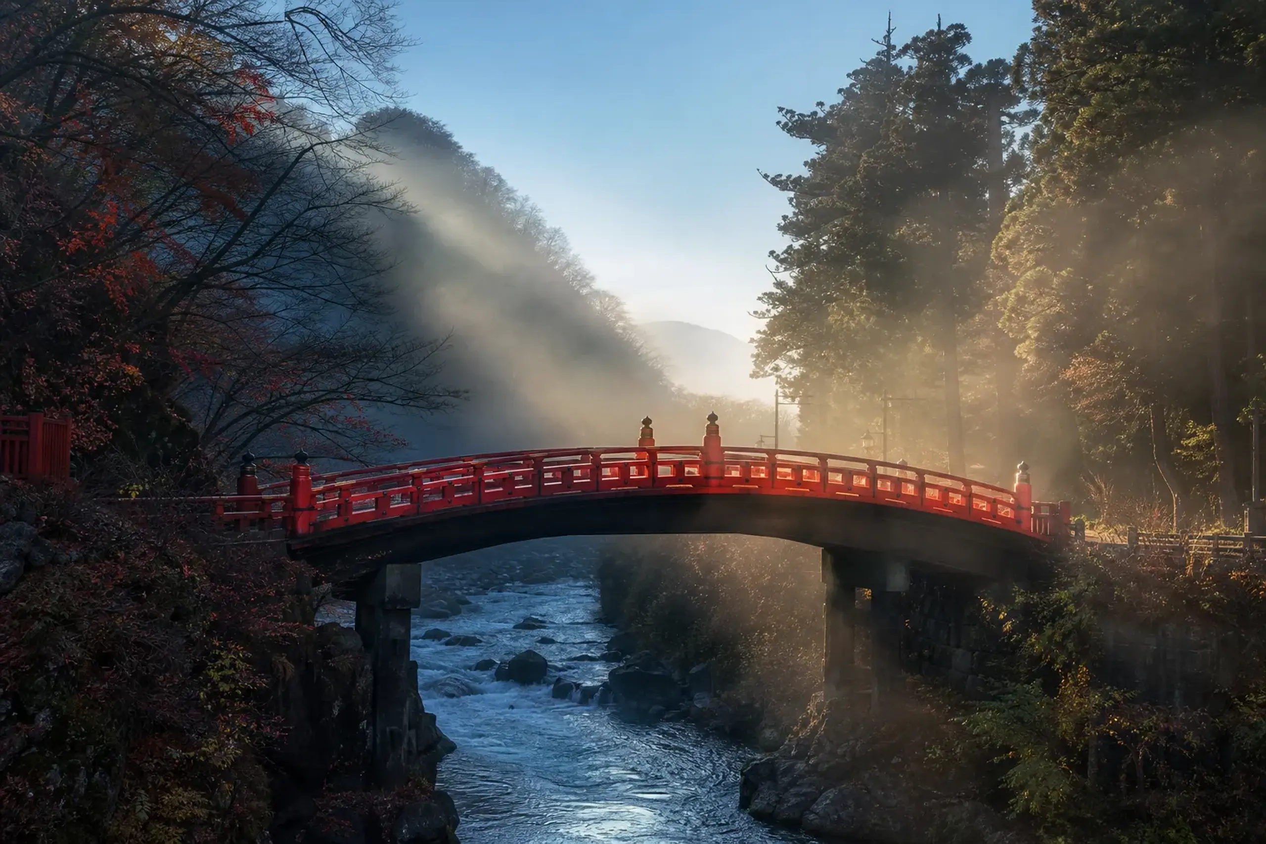 sacred bridge Shinkyo in Nikko
