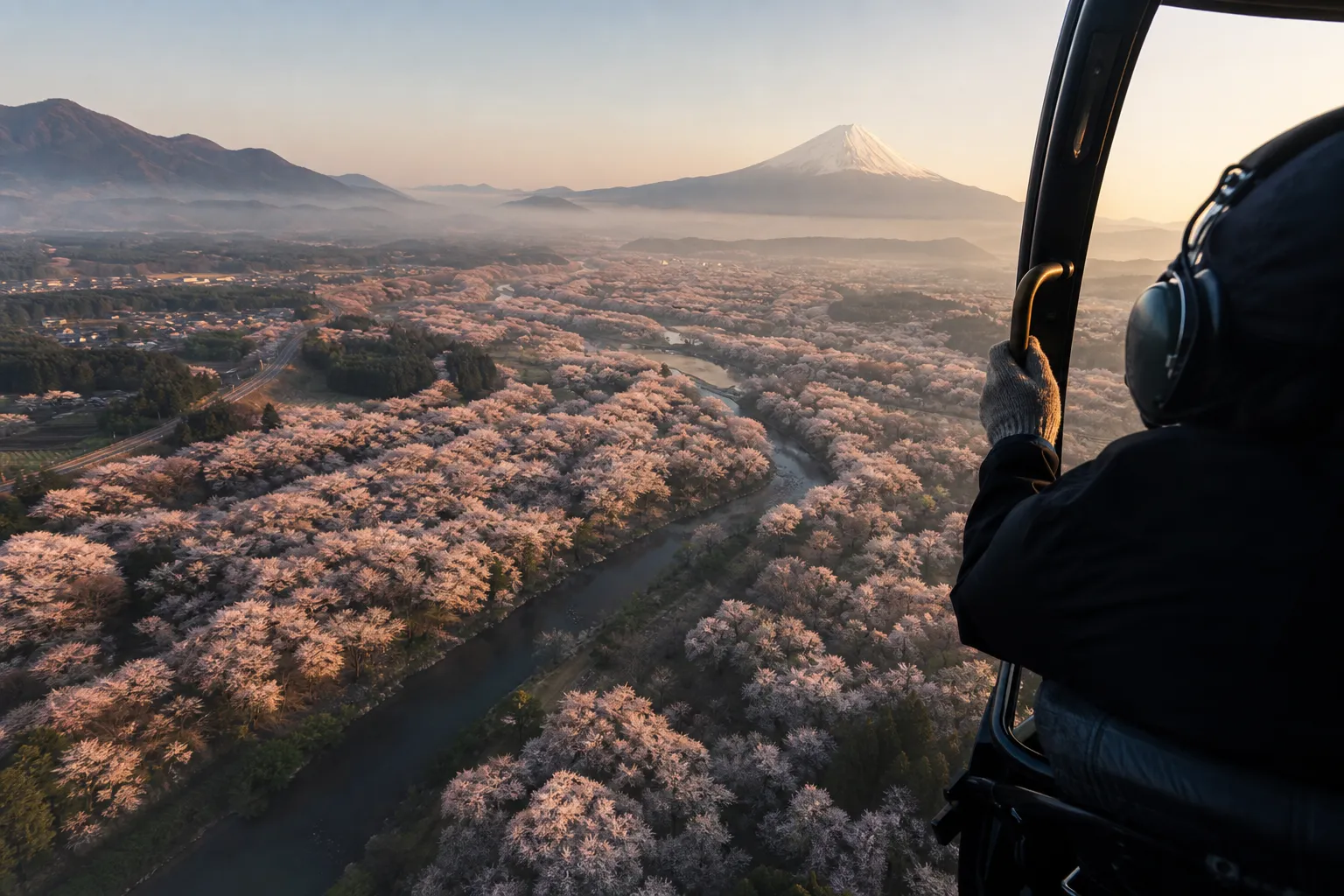 Sky-High Sakura: Private Helicopter Tours Now Open