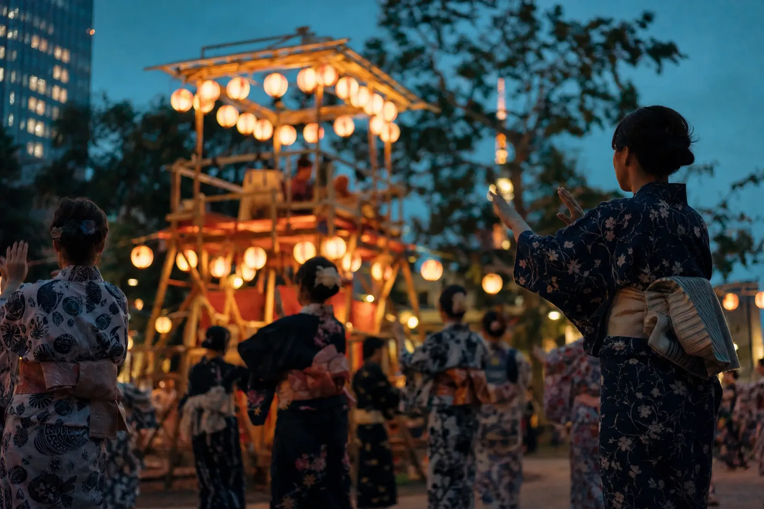 Then, if your trip overlaps the Bon dance days, keep