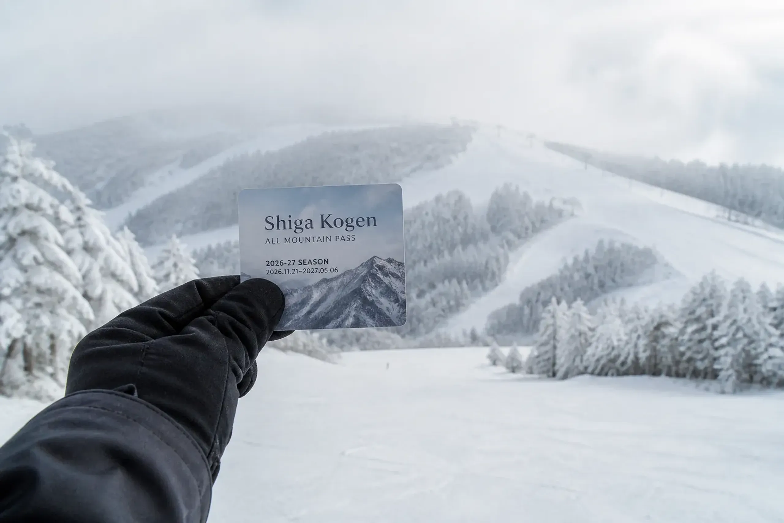 Shiga Kogen's official site schedules 2026–27 dates and pass