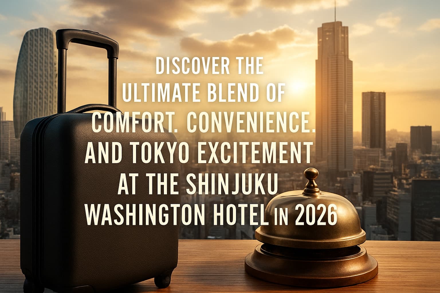 First Time in Tokyo? Shinjuku Washington Hotel Survival Guide 2026
