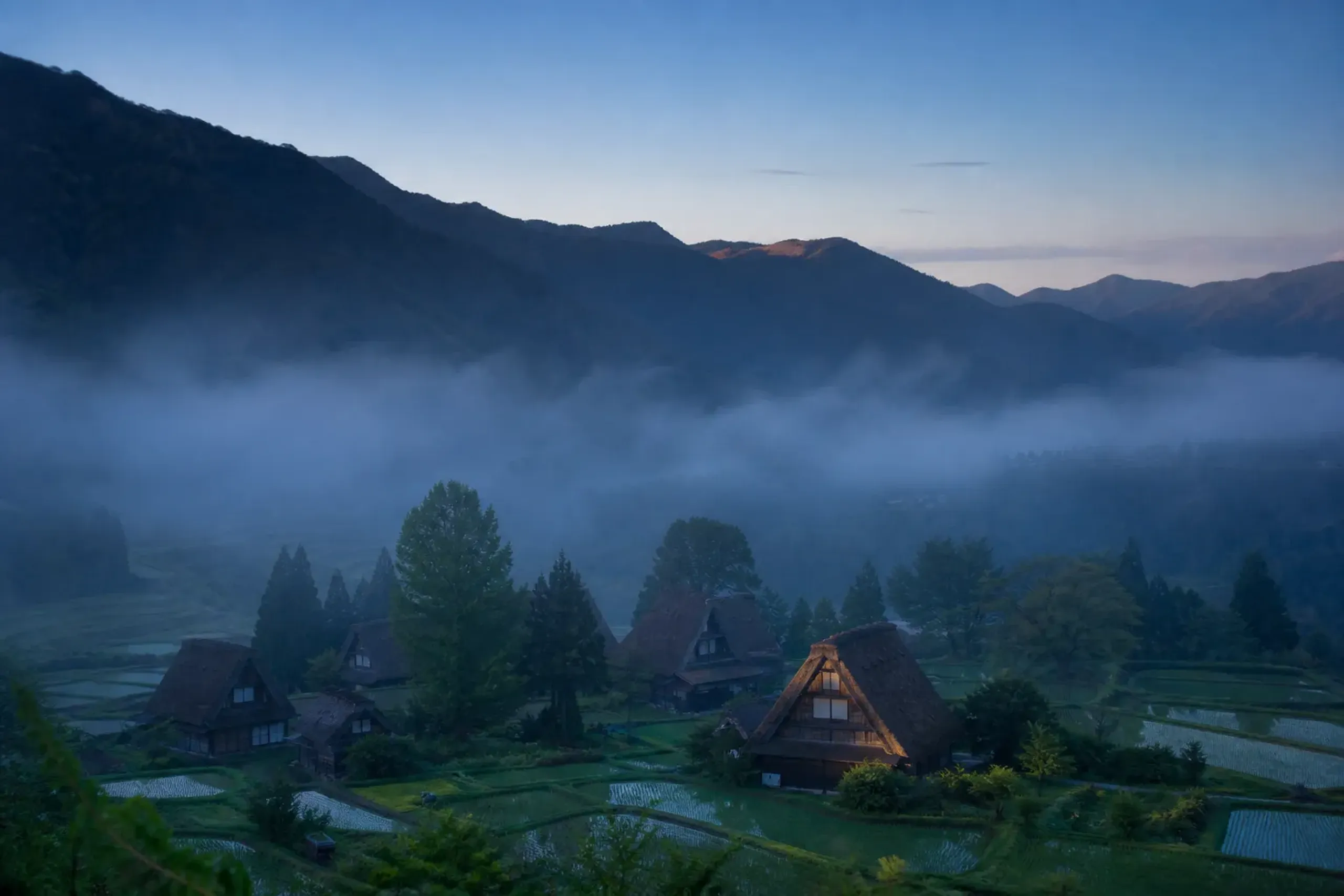 Shirakawa-go in Spring