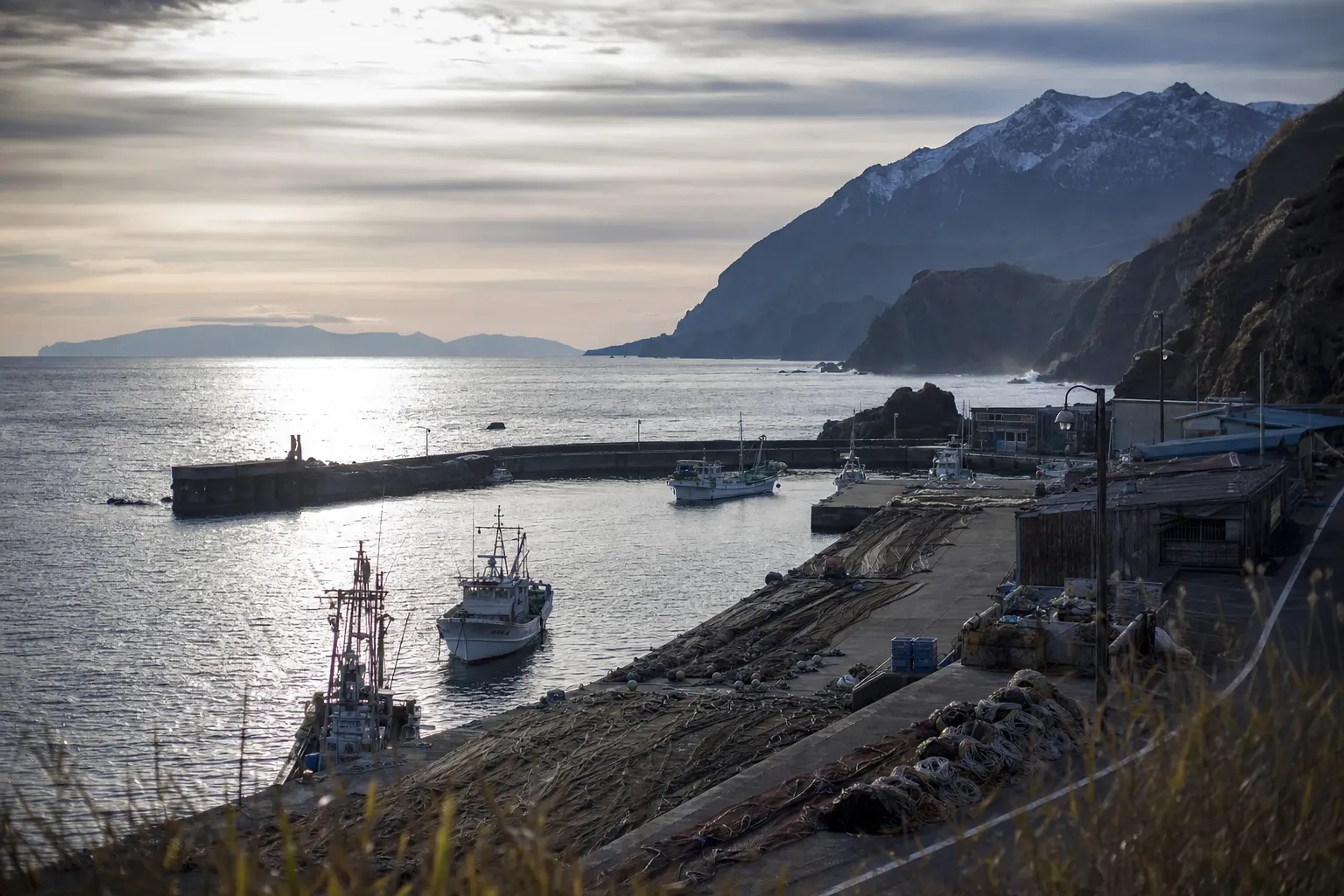 Rausu lies on the opposite side of the peninsula from
