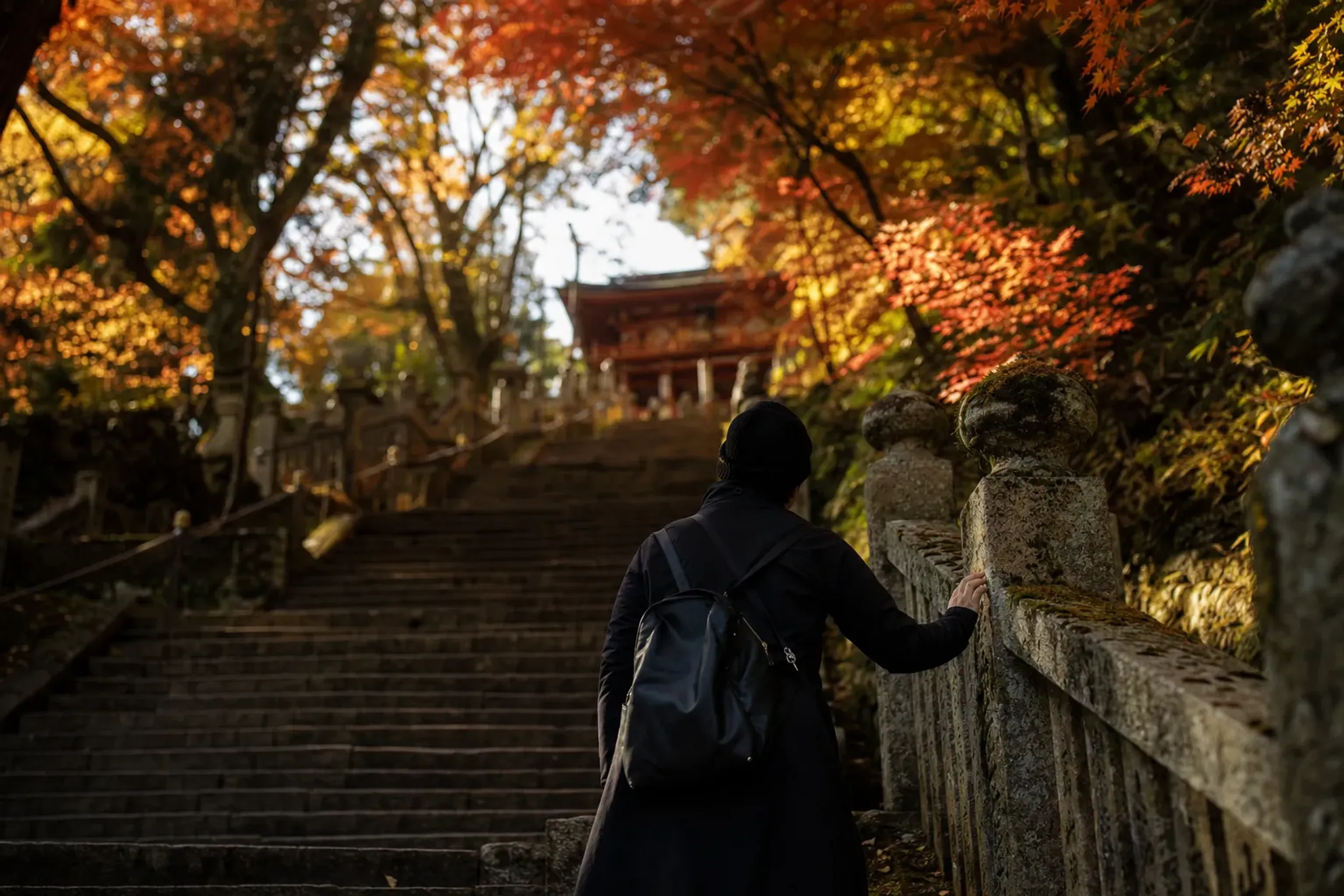 Kotohira-gū is a Shinto shrine reached by a long stone