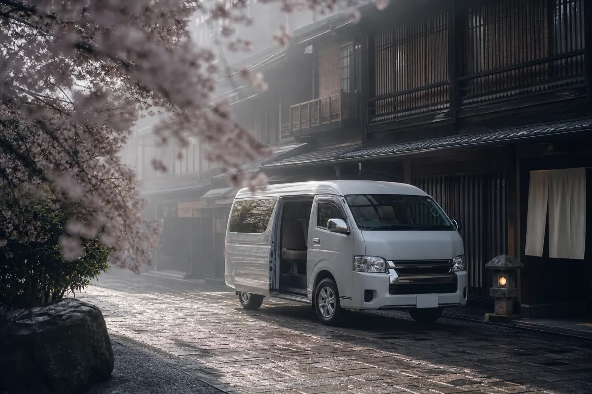 Quiet HiAce Group Transfers in Japan with JRS