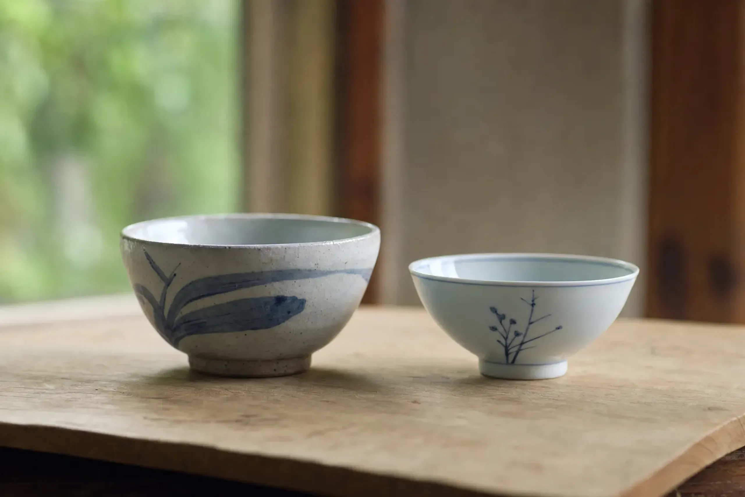 Set a Tobe bowl beside an Arita one and the