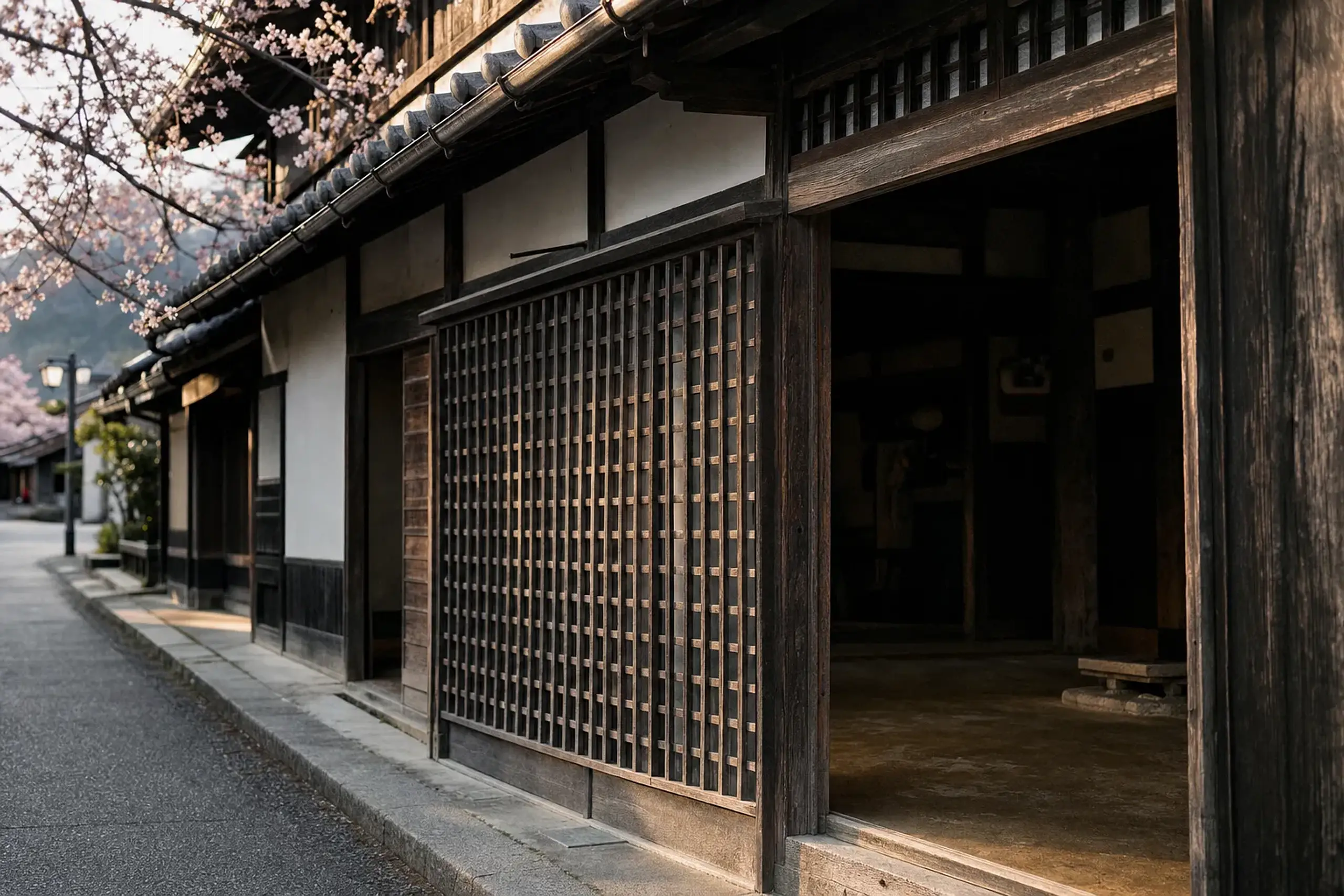 Four historic houses are open to visitors — the Matsusaka