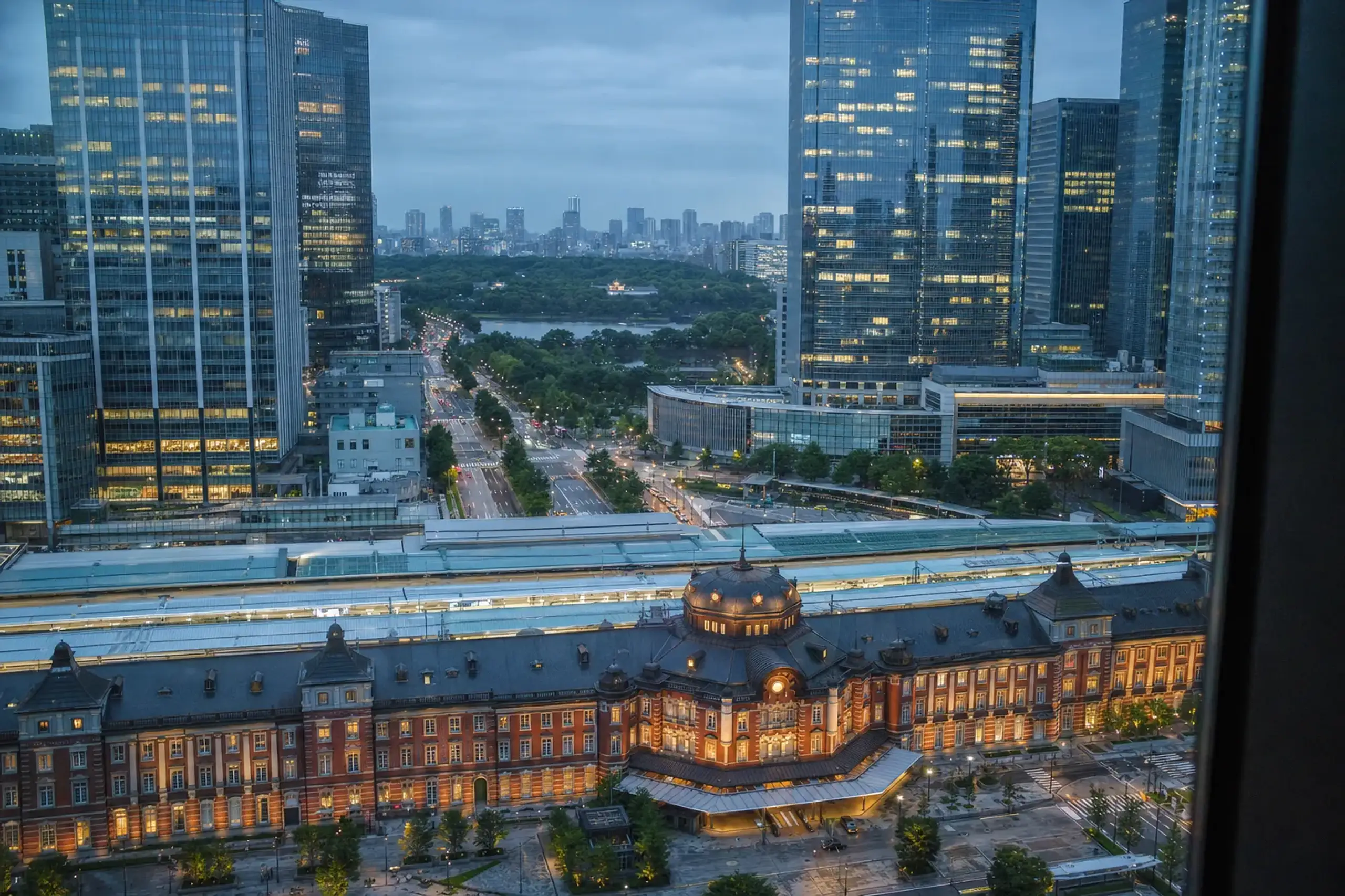 In Tokyo, Marunouchi (next to Tokyo Station) is practical wh