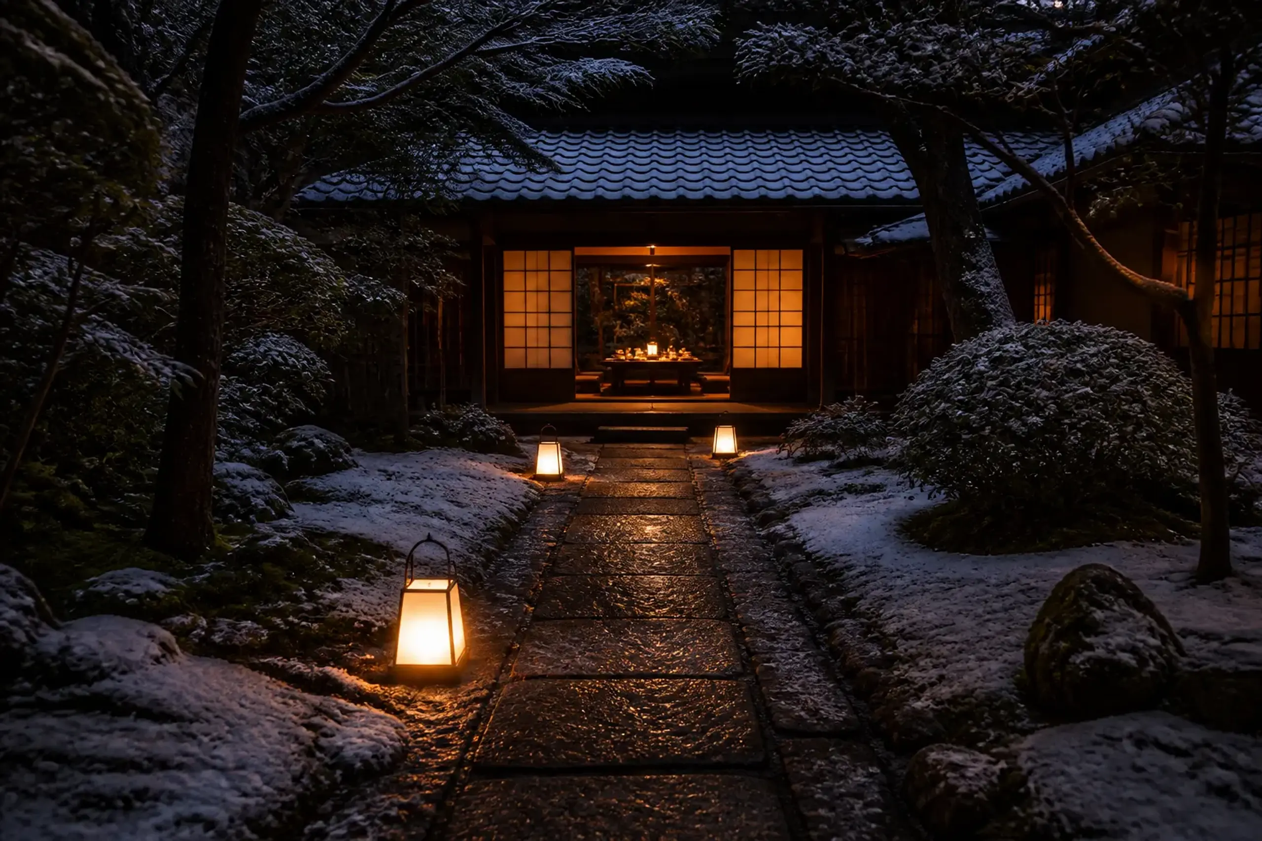 Kaiseki, Ryokan, Private Gardens: Three Access Rules