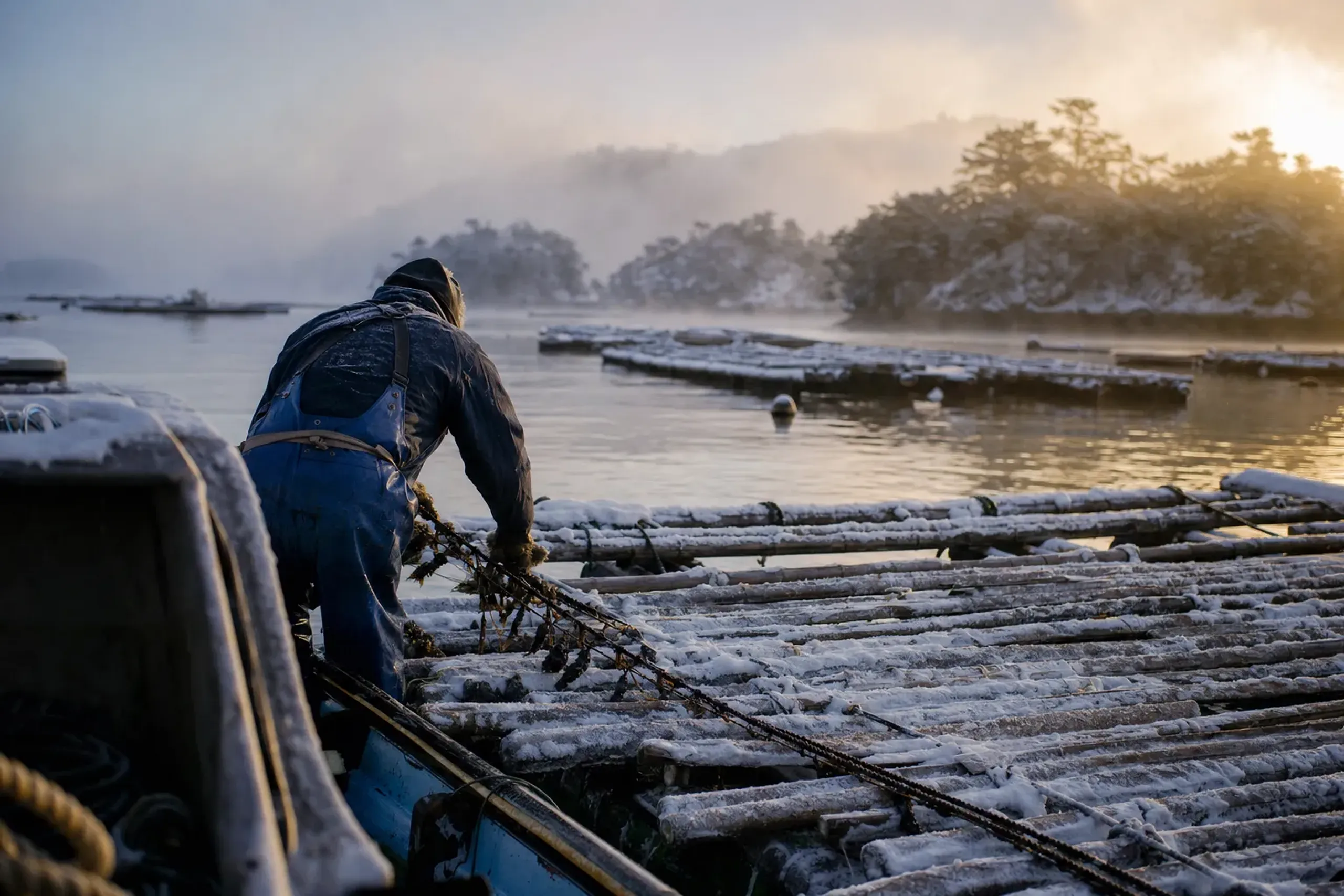Ago Bay is central to pearl cultivation and fishing in