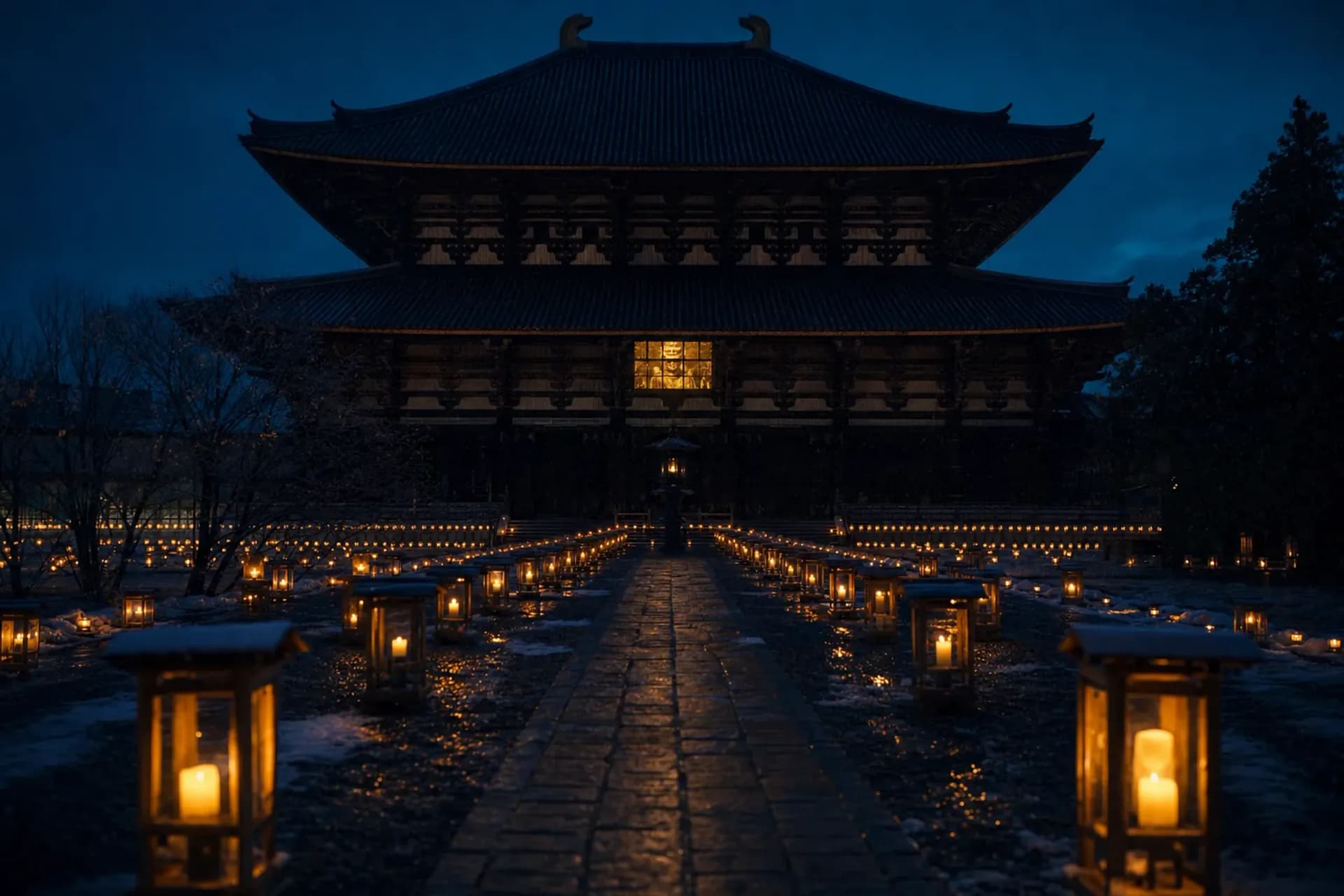 Todai-ji's Lantern Night: Manto Kuyo-e on 15 August