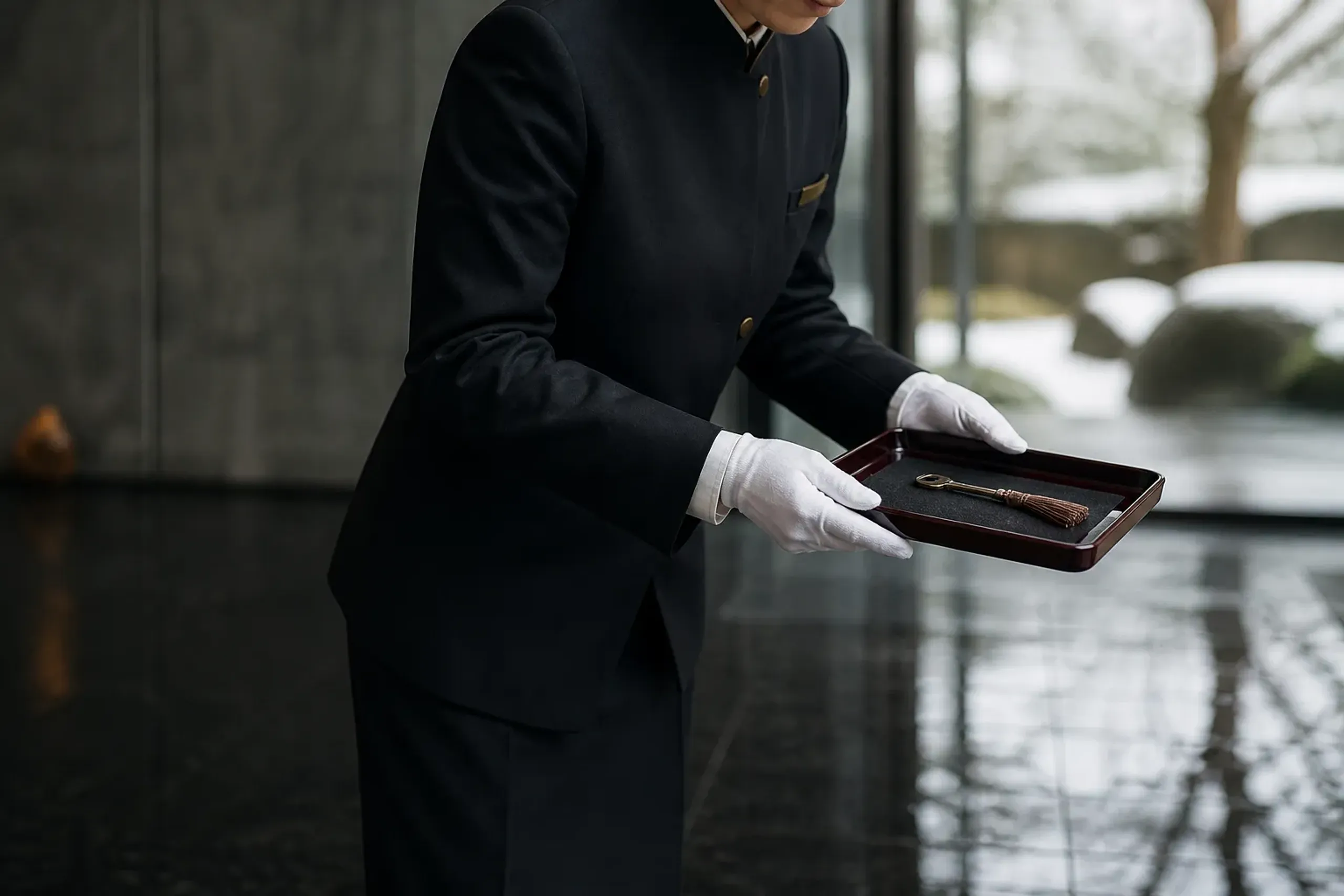 Imperial-class formality when it matters.