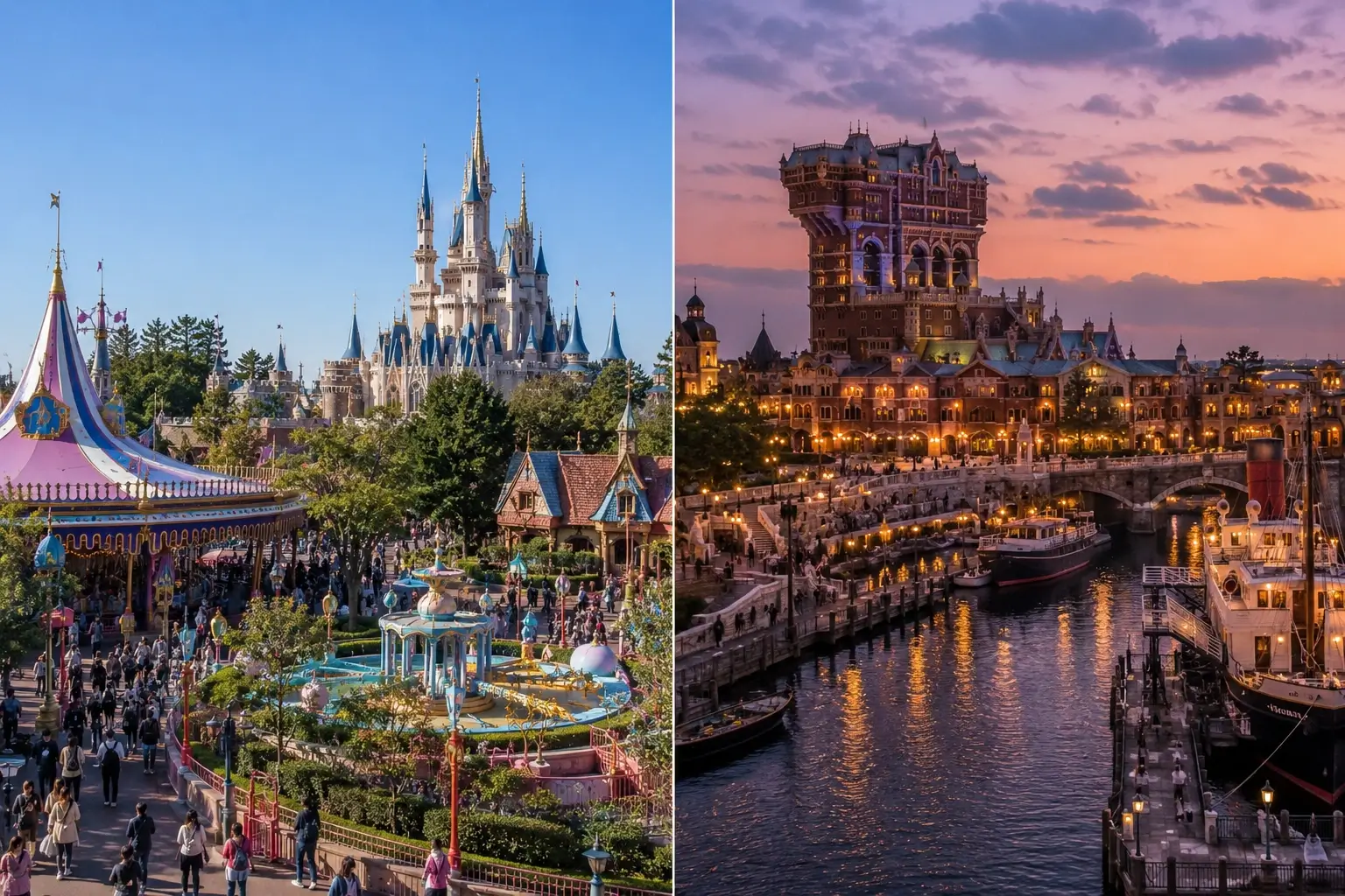 Tokyo Disneyland vs DisneySea: Private VIP Tour Guide
