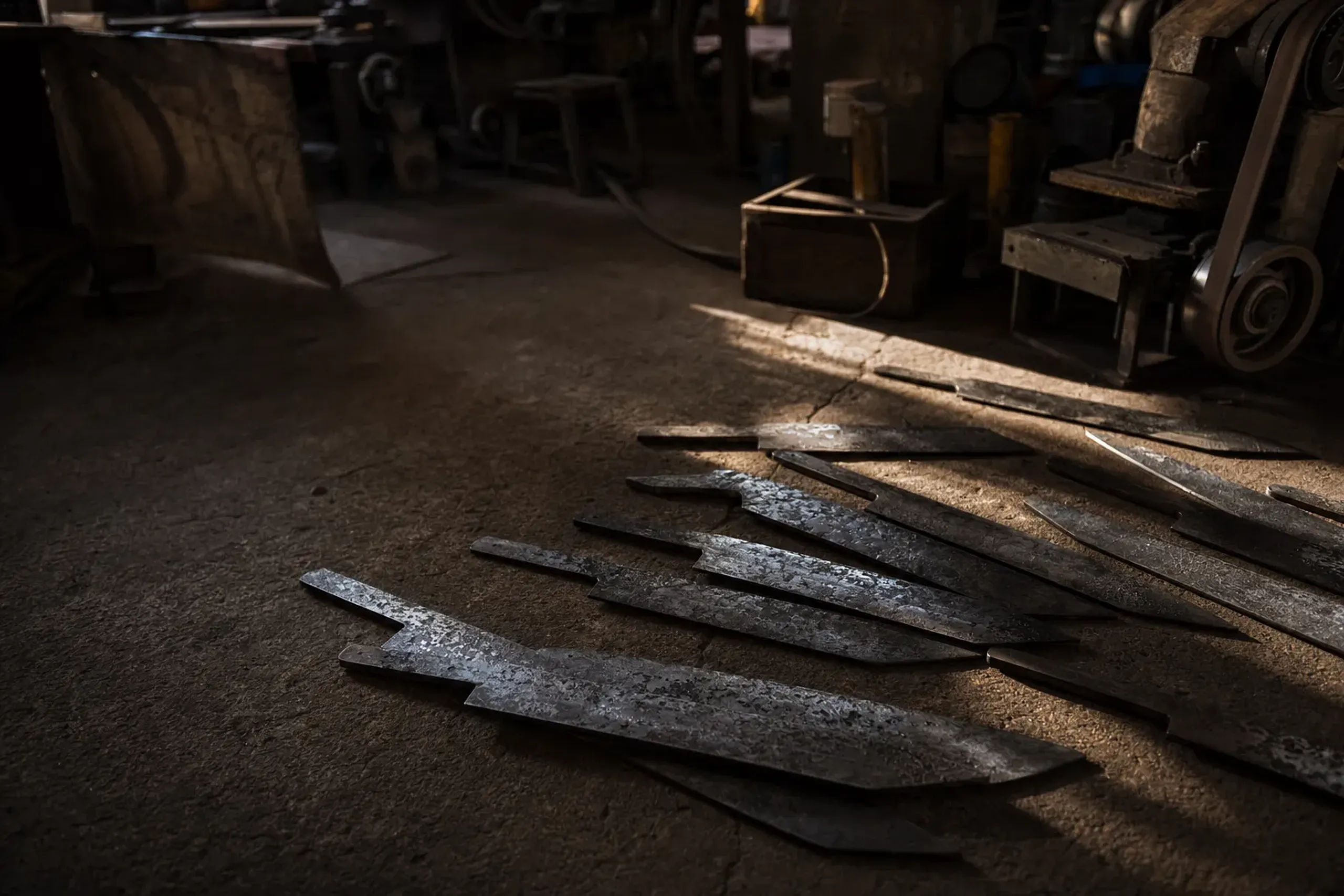 The catch is on the ground. The workshops are scattered
