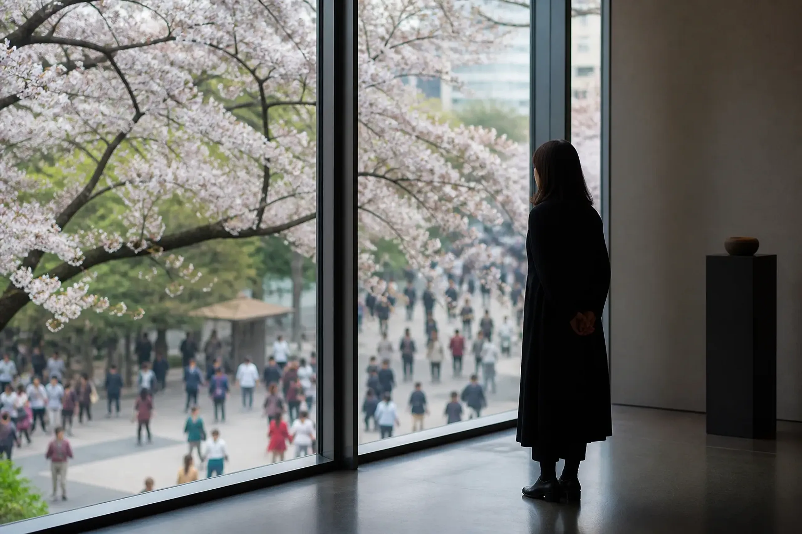 Ueno's world-class museums offer a sophisticated, climate-controlled vantage point to appreciate the blossoms away from the dense outdoor festival crowds.