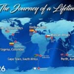The map of the locations in the ICT Tournament 2026