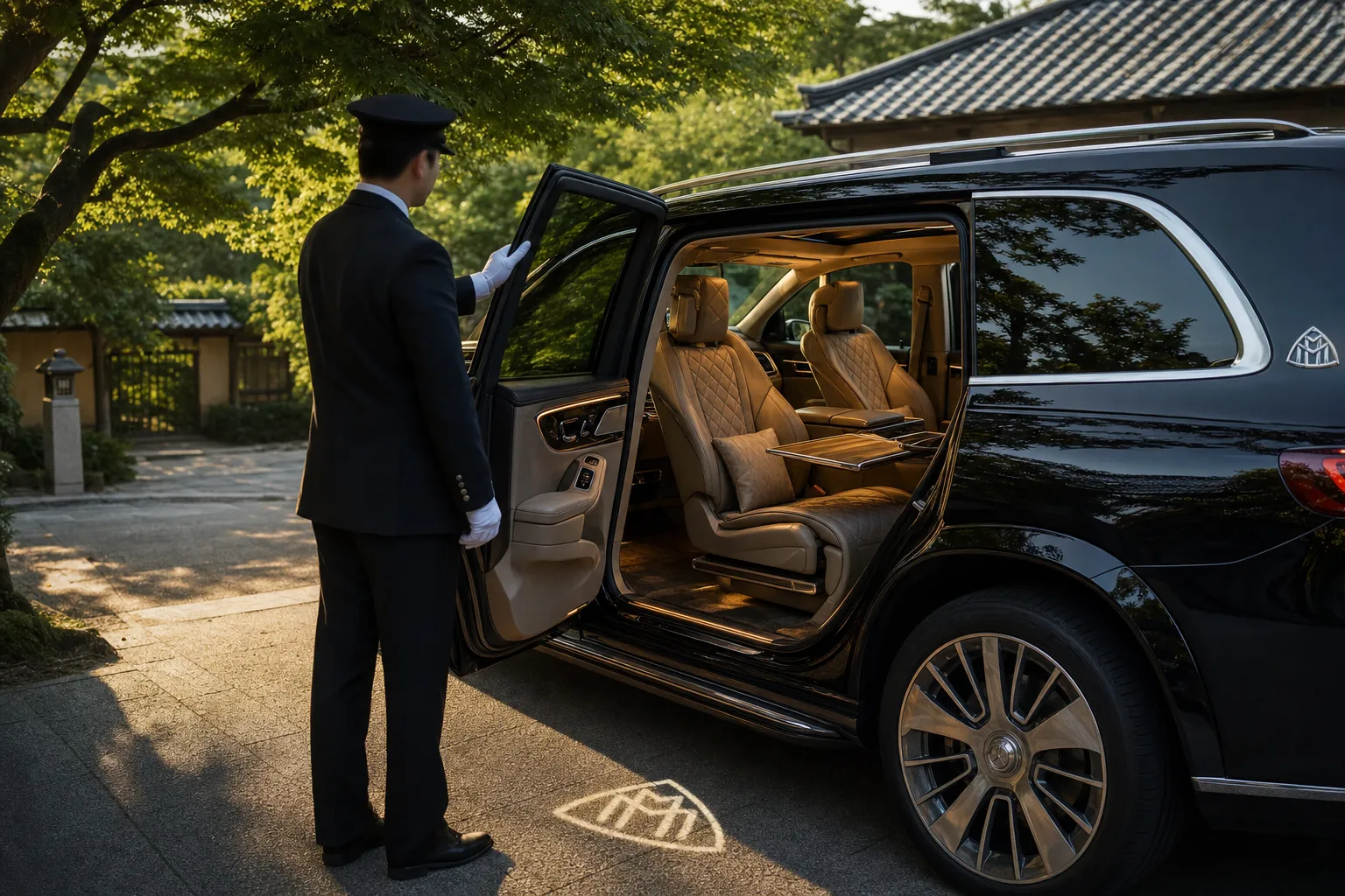 ,Mercedes-Maybach GLS, Kyoto, Luxury, Space, English Chauffeur, ultra-luxury SUV, exclusive use, Nara, special conditions, discerning clients, refined comfort, performance, spaciousness, professional chauffeur