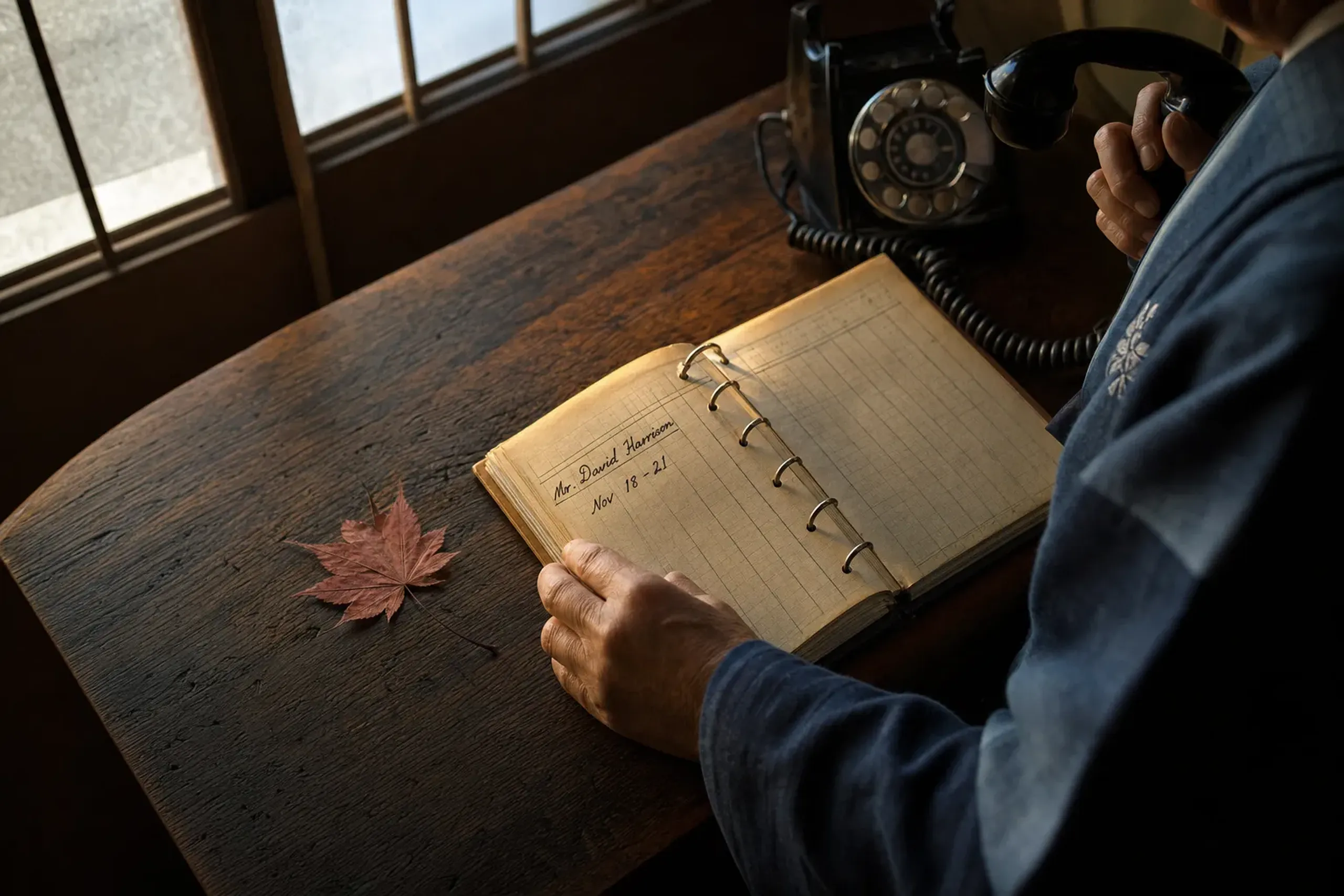 We handle that confirmation directly with the ryokan before