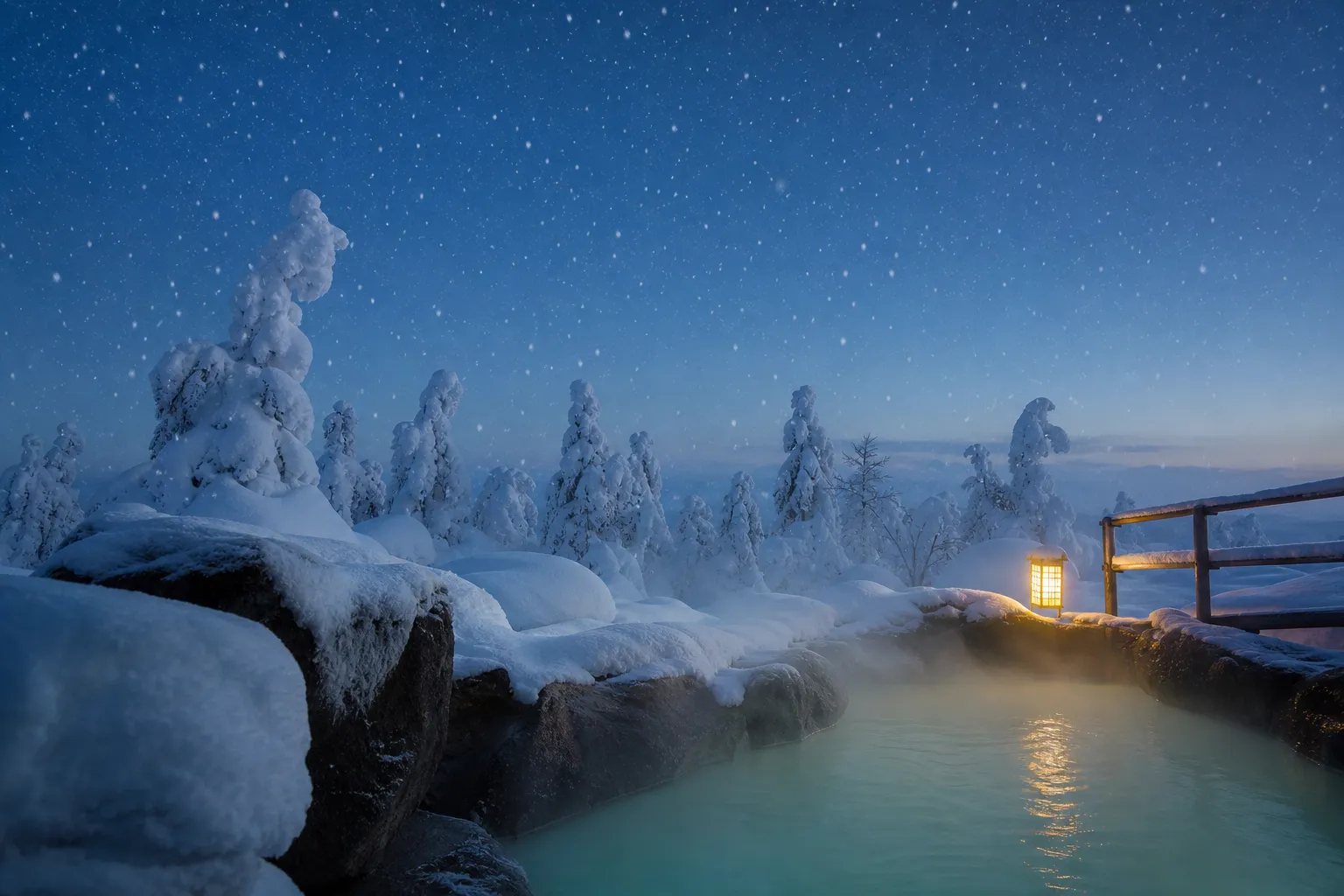 Zao Onsen, Winter