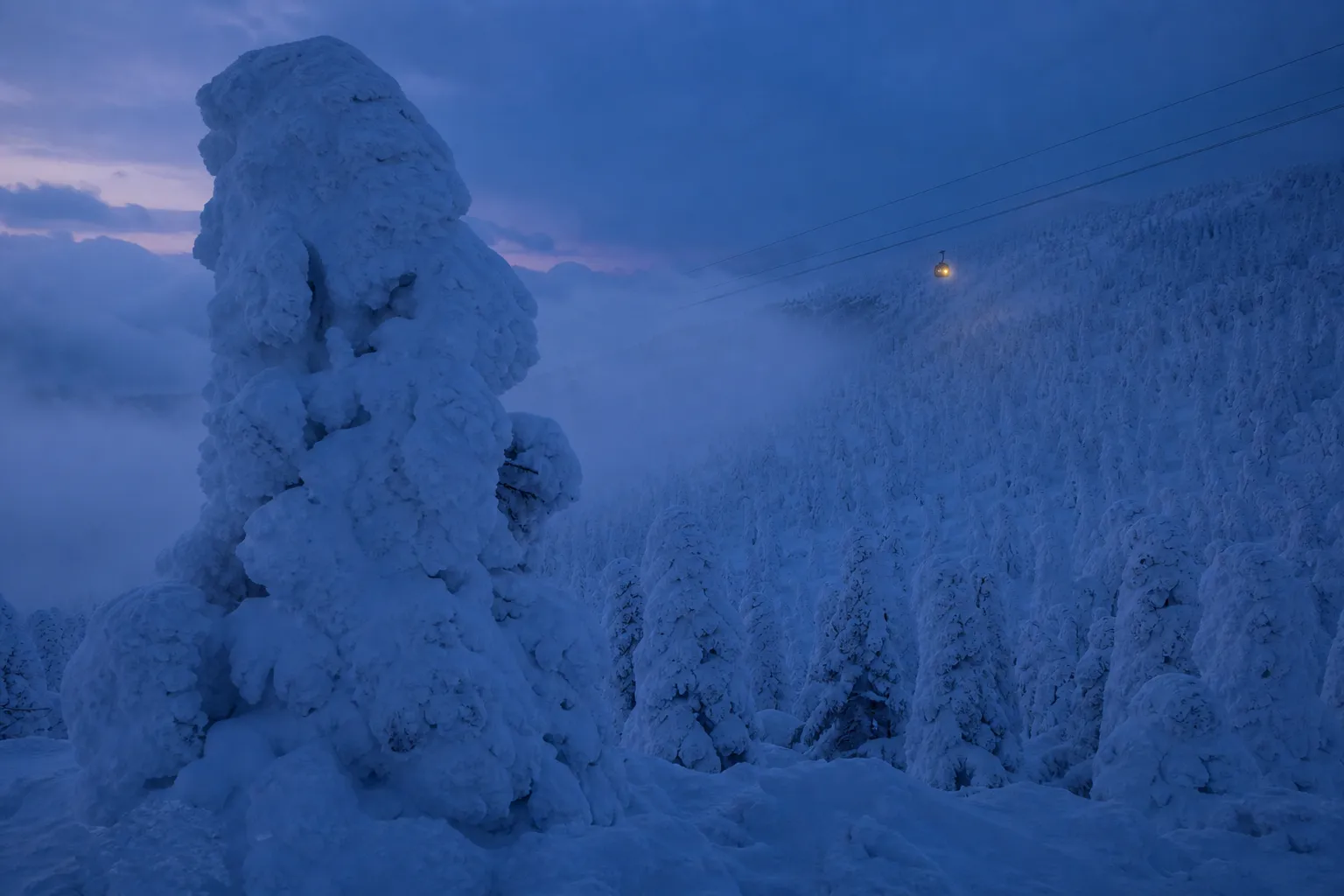 Zao Onsen, Winter