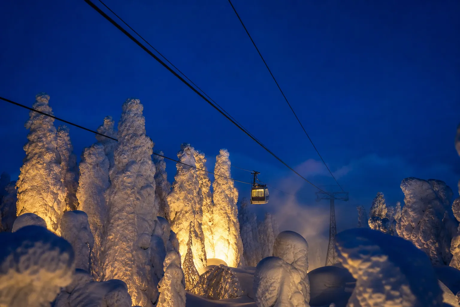 Zao Onsen in winter