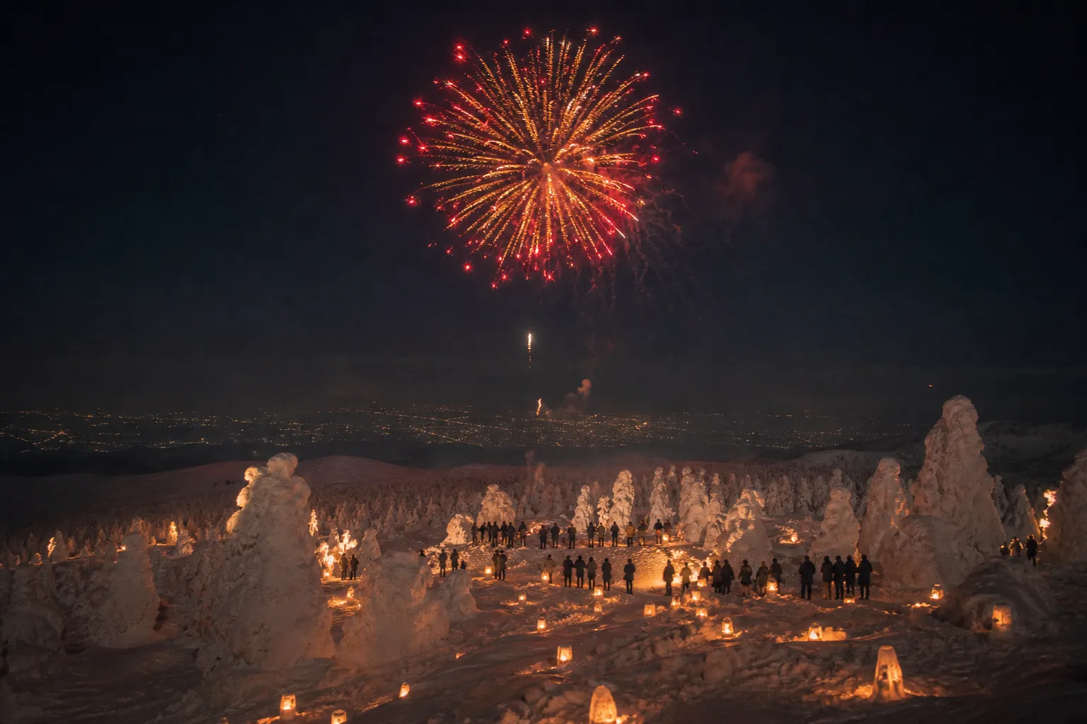 Zao Onsen, Winter
