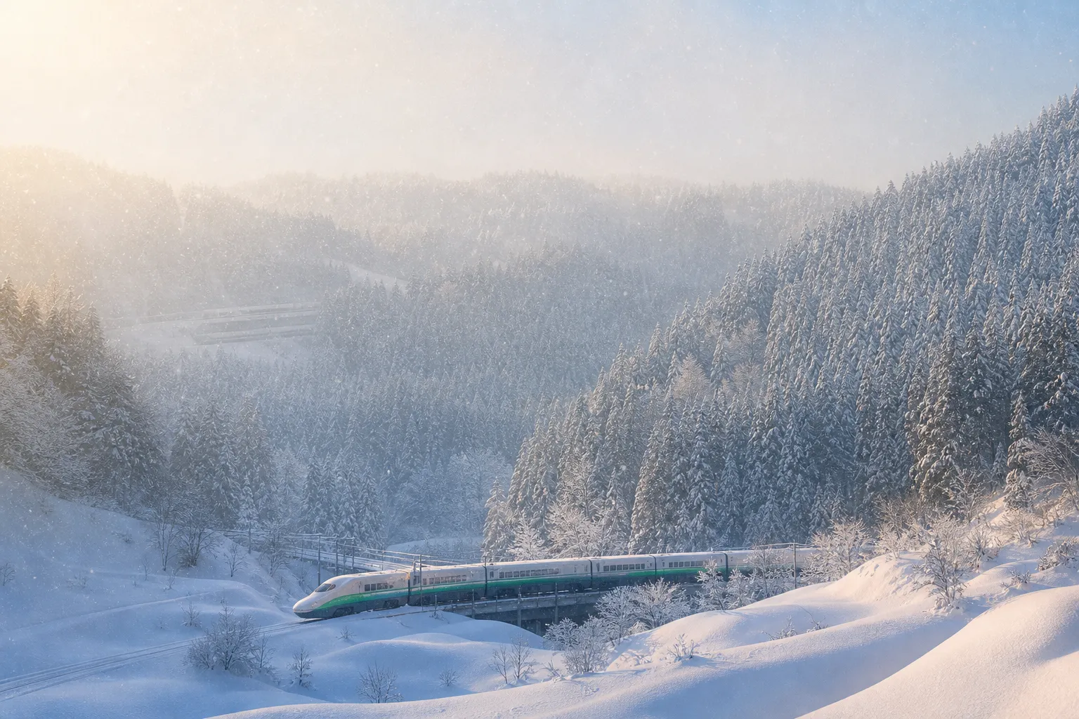Zao Onsen in winter