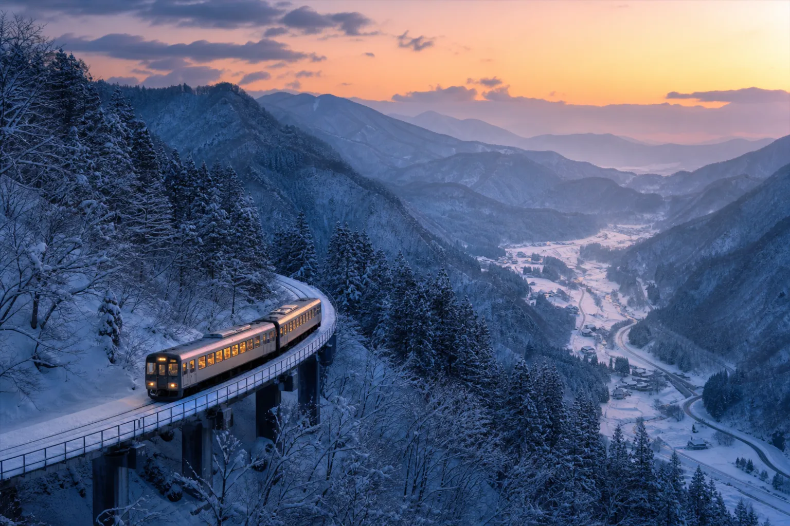 Zao Onsen, Winter
