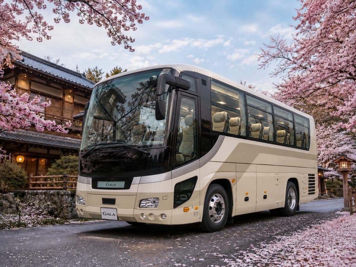 Mid-size luxury coach