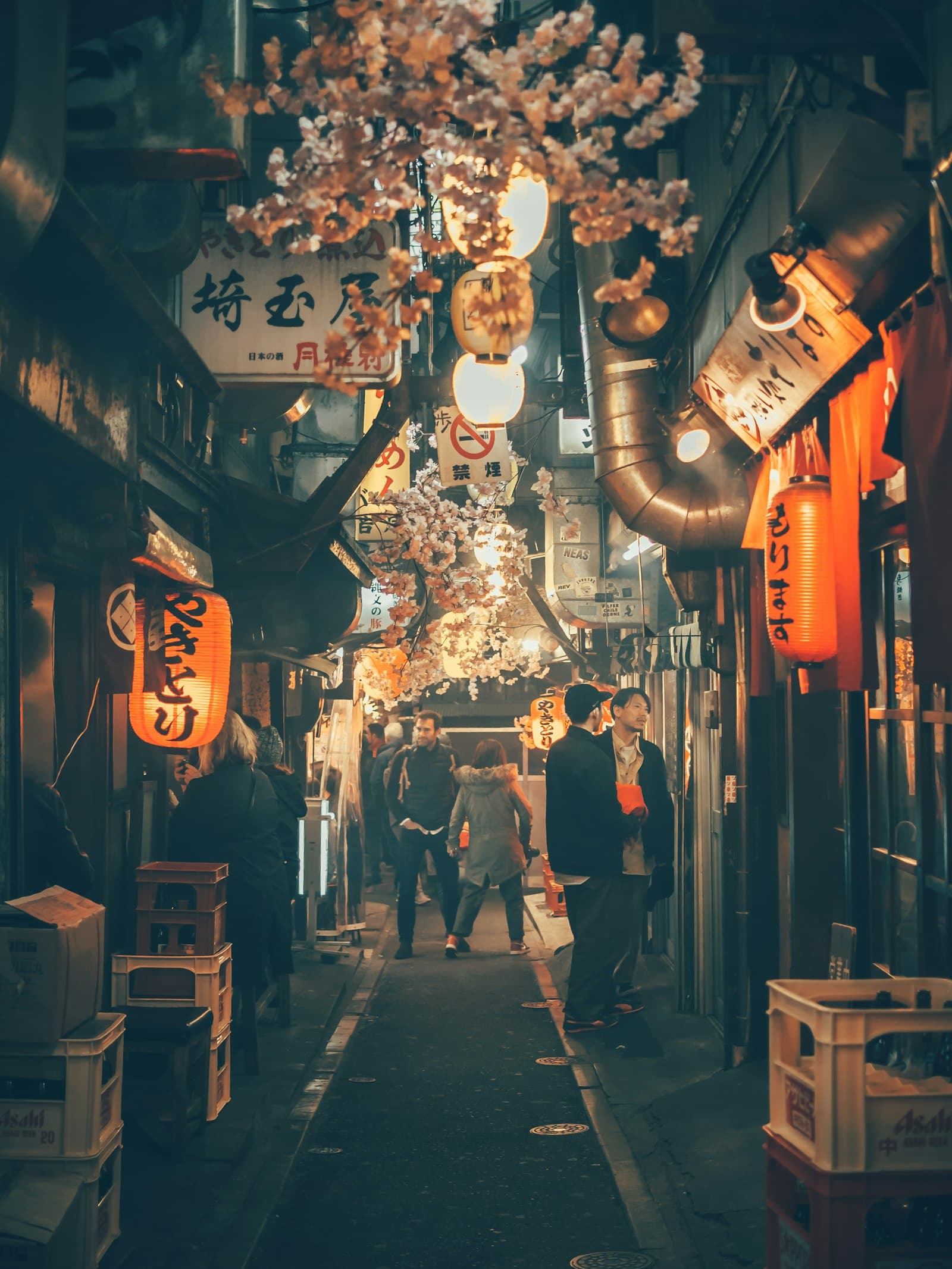 Lantern-lit alleys