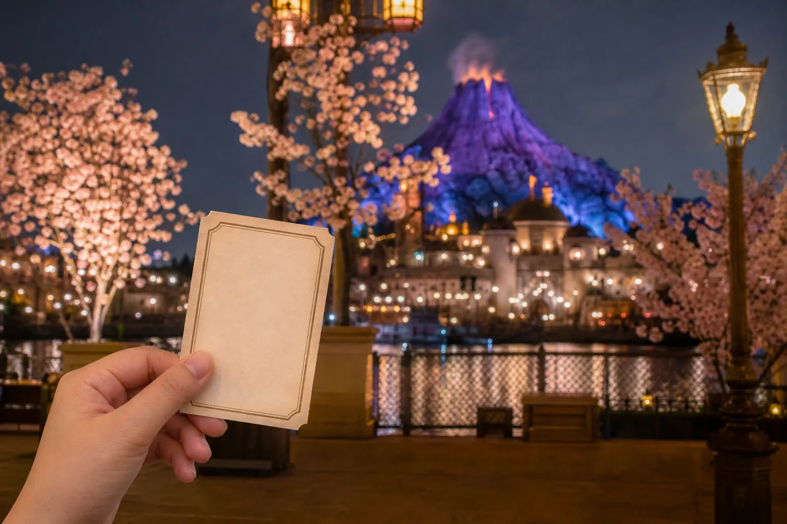 Guest holding Proof of Stay document for Fantasy Springs Entrance access
