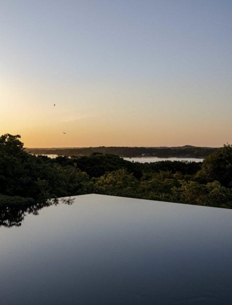 Amanemu, Japan - Resort, pool shot, sunset 2