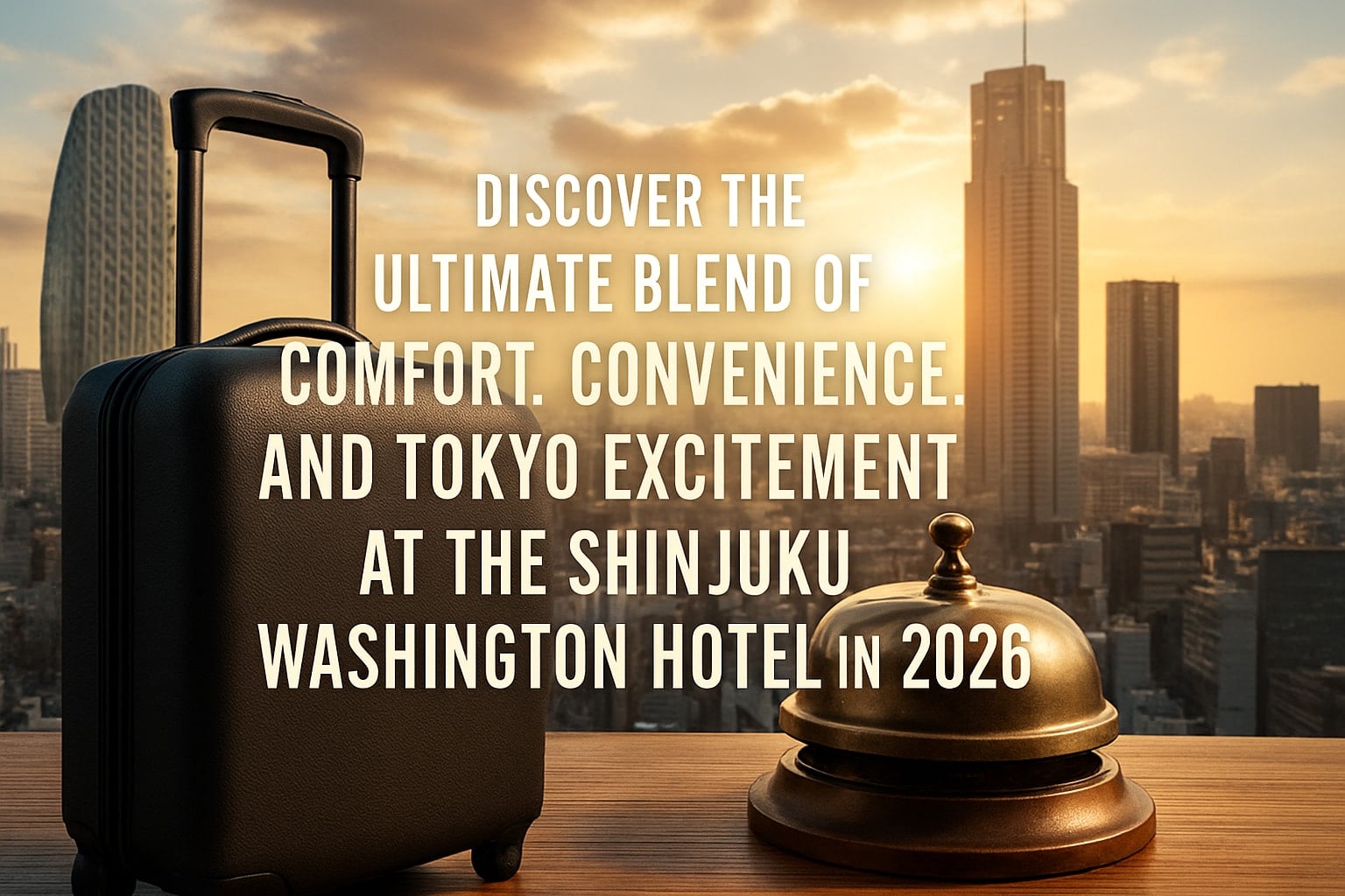 First Time in Tokyo? Shinjuku Washington Hotel Survival Guide 2026