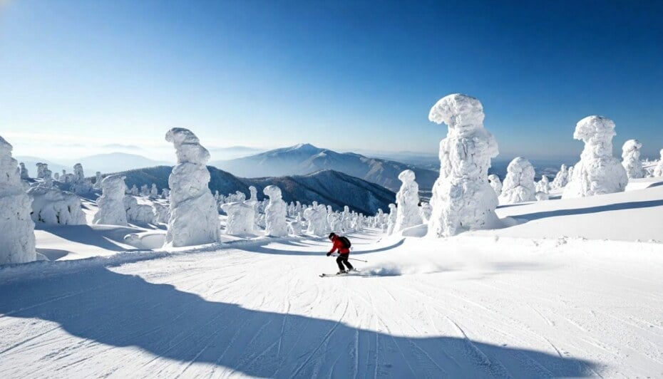 Zao Onsen, Winter